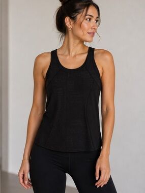 Lululemon Black Athletic Racerback Tank Top